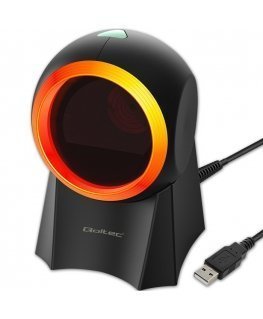 Qoltec 50857 Wired desktop barcode scanner 1D | 2D