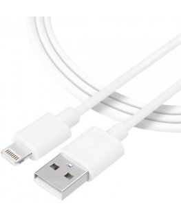 Tactical Smooth Thread Cable USB-A|Lightning 1m White