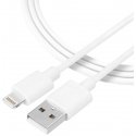 Tactical Smooth Thread Cable USB-A|Lightning 1m White
