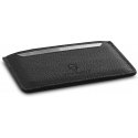 Woolnut Leather Card Holder, black