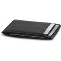 Woolnut Leather Card Holder -korttikotelo, musta