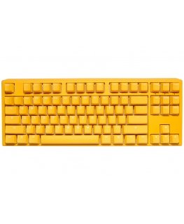 Ducky One 3 Yellow TKL tastatūra USB Vācu Dzeltens