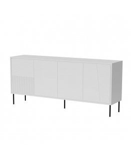 4D ABI kumode 200x45x88 matēta balta