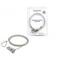 LogiLink Notebook Security Lock w/ Combination kabeļu slēdzene 1,5 m