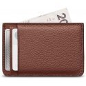 Woolnut Leather Card Holder, cognac