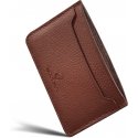 Woolnut Leather Card Holder, cognac