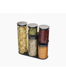 Joseph Joseph Podium Universaalsete konteinerite komplekt 5,4 l Klaas, Silikoon, Roostevaba teras
