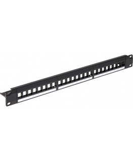 Delta Patch Panel with 24x Slot Trapezoids (PP-24/FX/C1)