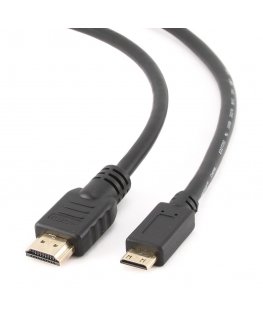 Gembird CC-HDMI4C-6 HDMI kabelis 1,8 m HDMI Type A (Standard) HDMI Type C (Mini) Melns