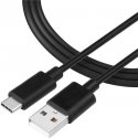 Tactical Smooth Thread Cable USB-A|USB-C 1m Black