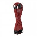 Cablemod PRO ModMesh RT 12VHPWR to 3x PCI-e cables for ASUS/Seasonic/Phanteks - 60cm, dark red