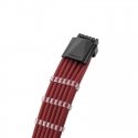 Cablemod PRO ModMesh RT 12VHPWR to 3x PCI-e cables for ASUS/Seasonic/Phanteks - 60cm, dark red