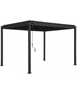 Gazebo MIRADOR-88 3x3m, dark pilkas