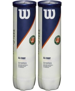 Wilson Roland Garros All Court tennis ball, double pack