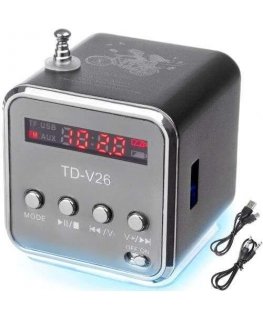 RoGer Bluetooth Wireless Speaker with FM Radio / Handsfree / LED / AUX / USB / 3W