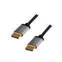 LogiLink CDA0102 DisplayPort кабель 3 m Серый, Черный