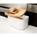 Joseph Joseph Bread Bin leivakast Nelinurkne Valge Bamboo, Plast