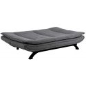 Sofa bed FAITH dark grey/black