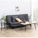 Sofa bed FAITH dark grey/black