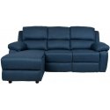 Armchair Corner sofa BERIT LC, dark blue