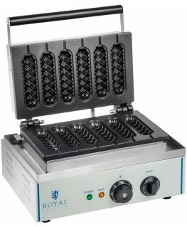 Royal Catering Waffle pan for waffles and corn dogs TEFLON