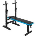 Straight adjustable training bench with REBEL ACTIVE stands