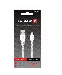Swissten Basic Fast Charge 3A Lightning Data and Charging Cable 1m