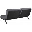 Sofa bed PERUGIA dark gray