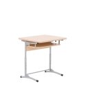 School desk NOWY STYL, E-172/1 ALU, single