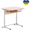 School desk NOWY STYL, E-172/1 ALU, single