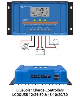 Victron Energy BlueSolar PWM-LCD&USB 12/24V-30A