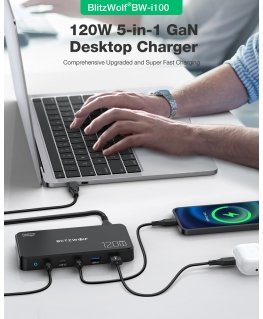 Charging Station Blitzwolf BW-i100 5in1 120W