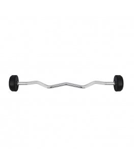 HMS GSL25 fixed barbell/rubber broken bar 25 kg