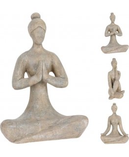 Mondex FIGURINE YOGA 20X12.5X29.5CM IN 3 SIZES
