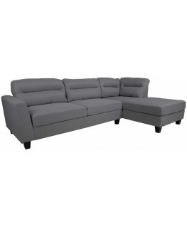 Armchair Corner sofa HELSINKI RC, dark gray