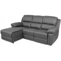 Armchair Corner sofa BERIT LC, dark gray