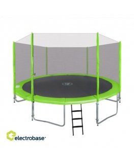 RoGer Trampoline with an External Safety Net and a Ladder 366cm