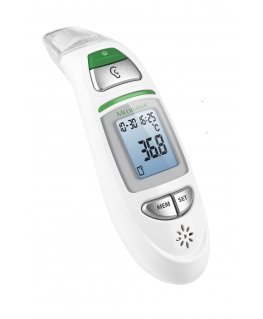 Medisana TM 750 digital body thermometer Remote sensing thermometer White Ear, Forehead Buttons