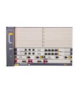 Huawei MA5683T | OLT | 2x X2CS, 2x SCUN, 2x PRTE, no PON board