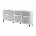 BARI chest of drawers 200x42x82 white matt BARI chest of drawers 200x42x82 white matt