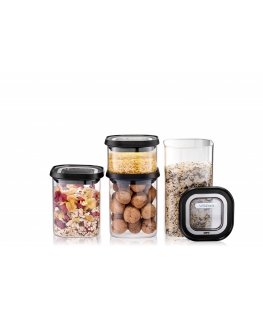 GEFU FUTURE Black Glass 4 pc(s)