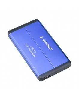 Gembird EE2-U3S-2-B cieto disku uzglabāšanas sistēma HDD korpuss Zils 2.5"