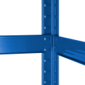 Metal warehouse shelf 180x90x40 blue Rebel