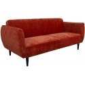 Sofa bed HERMES 3-seater, orange