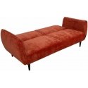 Sofa bed HERMES 3-seater, orange