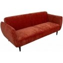 Sofa bed HERMES 3-seater, orange