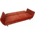 Sofa bed HERMES 3-seater, orange
