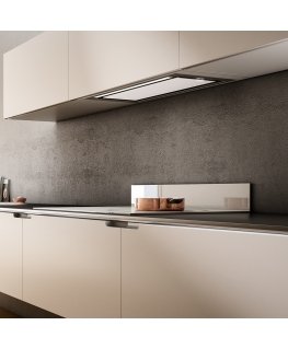 Elica Hidden IXGL/A/60 Sisäänrakennettu Ruostumaton teräs, Valkoinen 475 m³/h