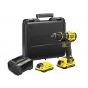 STANLEY DRILL / DRILL 18V‐V20 80Nm 2x2.0Ah SFMCD720D2K