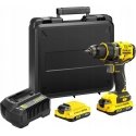STANLEY DRILL / DRILL 18V‐V20 80Nm 2x2.0Ah SFMCD720D2K